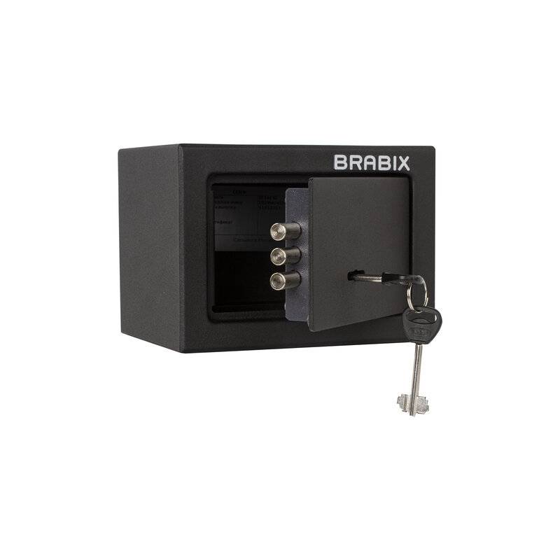 Сейф мебельный  "SF-140KL", 140х195х140 мм, ключевой замок, черный, 291140, S103BR210114 главное фото